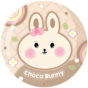 chocolate with bunny rabbit | can for pop socket