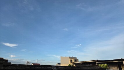 clouds over the city