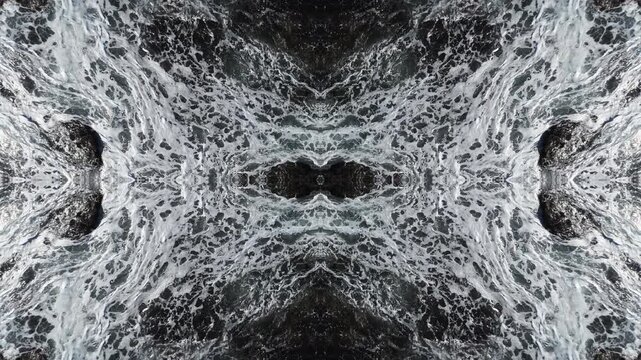 Conceptuel and enigmatic vision os waves