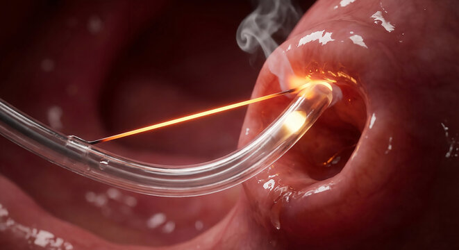 Electrosurgical Sphincterotomy Cutting Papillary Sphincter Using Sphincterotome