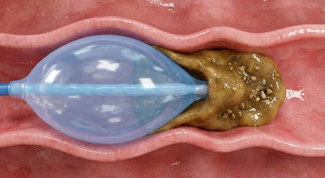 ERCP Extraction Balloon Sweeping Biliary Sludge (Microlithiasis) from the Common Bile Duct