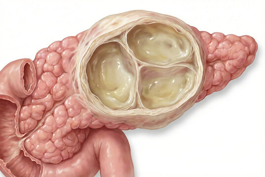 Pancreatic Mucinous Cystic Neoplasm (MCN) : Septated Cyst with Thick Capsule
