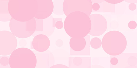 Pink Bubbles Abstract Background