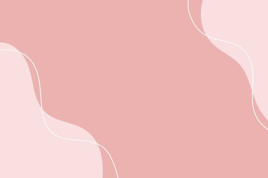 pink background with pink ribbon