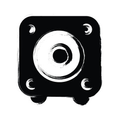 Multimedia speaker icon design template