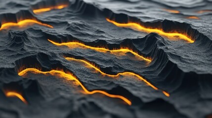 Molten landscape