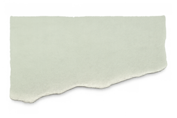 Torn paper strip creating blank banner space with ragged edges, offering copy space and texture on transparent background