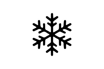 Snowflake Minimal Vector Icon
