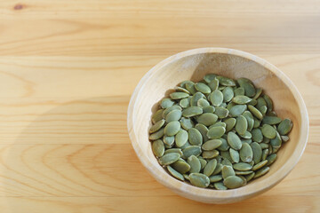 素焼きのパンプキンシード