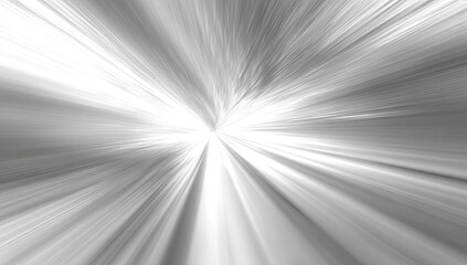 Radial burst of light, streaks emanate from a bright center into a blurred expanse
