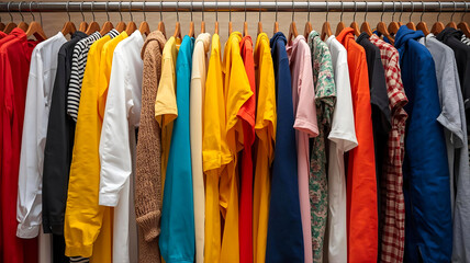 クローゼットの衣類