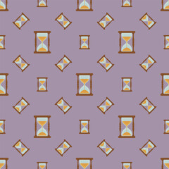 Seamless vector hourglass pattern
