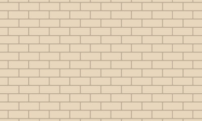 Vector abstract background of beige bricks