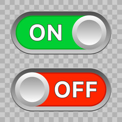 White on off switch