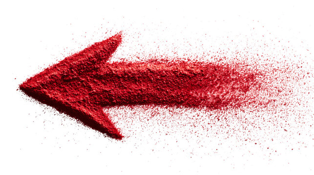 Left Side Red Red Arrow Left Side