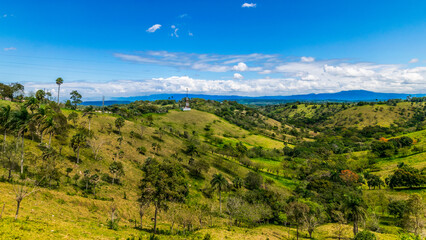 panoramic view of the mountains