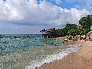 tropical beach in thailand