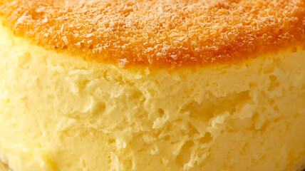 チーズスフレのアップ