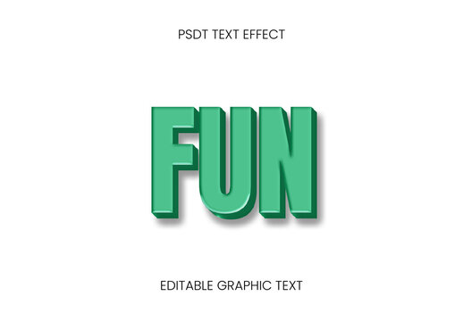 Green Magnetic Fridge Letters Text Effect 3D Glossy Bold Font