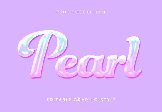 Pink And Blue Iridescent Glossy Text Effect Script Pastel Font