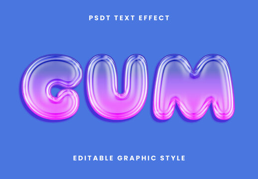 Pink And Blue Soap Bubbles Text Effect 3d Shiny Rounded Font