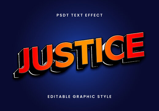Red And Orange Title 3D Comic Text Effect Block Shadow Font