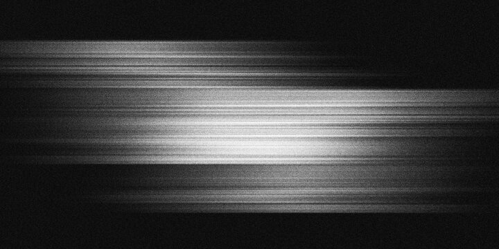 Black and white monochrome texture with effects of smooth horizontal lines, glitch, static, impression of movement or visual distortion.	