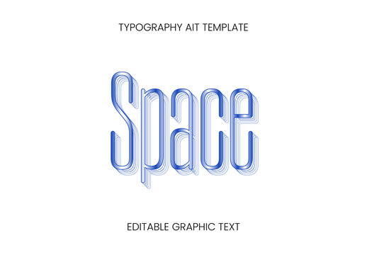Minimal Layered Text Effect