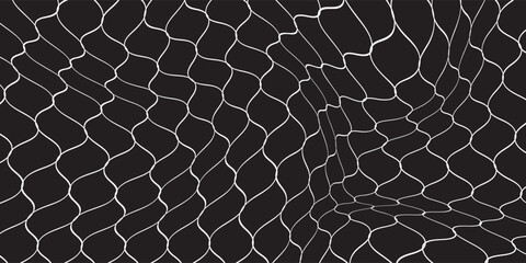 Mesh texture for fishing nets. Seamless pattern for sportswear or soccer goal, volleyball net, basketball hoop, hockey, athletics. Abstract net background for sports © fathor