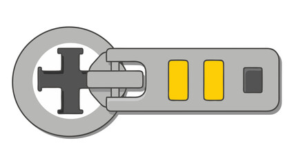 Obraz premium Retro Game Controller Icon: D-Pad and Buttons