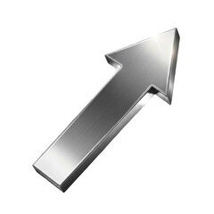 Shiny silver arrow