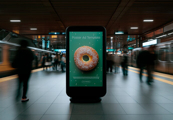Underground Station Digital Poster Mockup