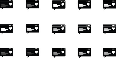 Modern Web Design Elements in Monochrome Style