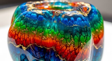 easter eggs in a glass