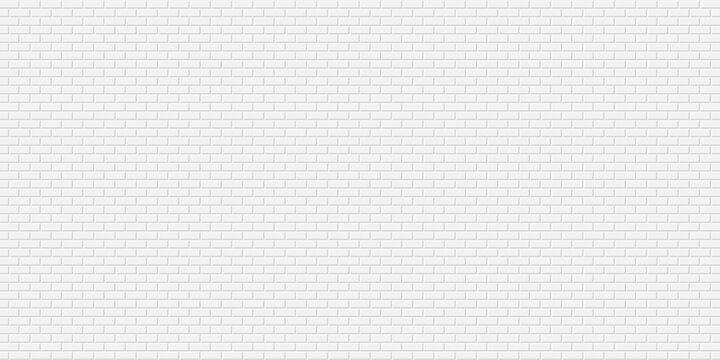 Seamless pattern with white subway tile texture. Realistic wall for interiors and background