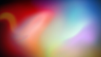 Obraz premium Abstract dark blur gradient background with colorful light leak effect