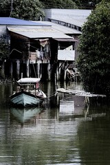 Obraz premium Traditional fishing village in Phu Quoc