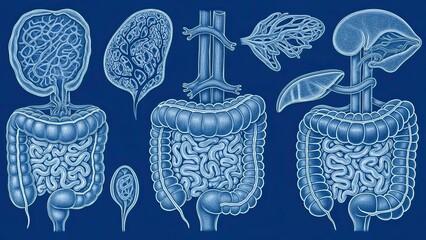 hand drawn vector illustration of human brain