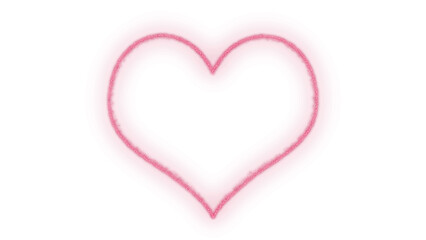 Pink Heart Frame with Glitter Glow effect.Glowing Heart Shape Border with Sparkle