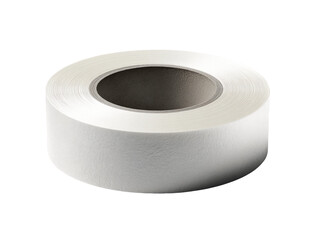 White Duct Tape Roll on Transparent Background Craft Tool and Equipment Minimalist Studio Shot For Graphic Design and Arts, PNG