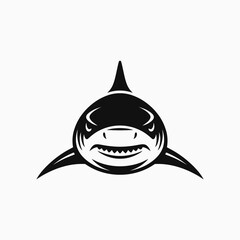 Shark logo design vector illustration