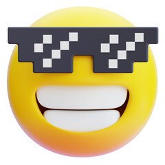 3D Cool Emoji