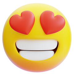 3D Love Eyes Emoji