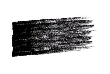 brush strokes isolated on white, including grunge acrylic textures, hand-drawn thick lines, rectangles, banners, sketchy horizontal strokes