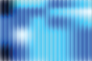 Obraz premium Futuristic blue glass fractal abstract texture with light refraction and glassmorphism style. Suitable for technology, AI, fintech, corporate branding, digital interfaces, and modern backgrounds.