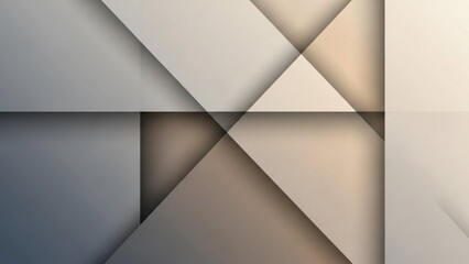 Abstract metal geometric background featuring a 3d triangle pattern and gray texture for a seamless business wallpaper template design