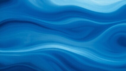 Obraz premium Abstract flowing blue waves with smooth gradients and soft light