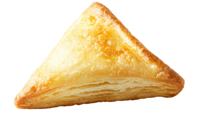 Flaky Golden Triangle Pastry with Crispy Layers and Delicious Texture