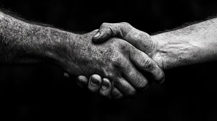 Fototapeta premium Business handshake in a professional corporate environment