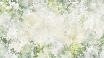 Obraz premium Captivating green and white abstract background featuring minimal paint splashes for modern aesthetic design visuals.